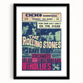 Rolling Stones 1960s Concert Poster - ABC Romford 1964 Show