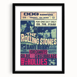 Rolling Stones 1960s Concert Poster - ABC Romford 1964 Show