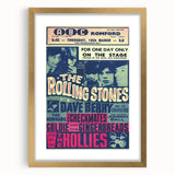 Rolling Stones 1960s Concert Poster - ABC Romford 1964 Show
