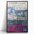Rolling Stones 1960s Concert Poster - ABC Romford 1964 Show