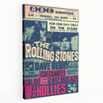 Rolling Stones 1960s Concert Poster - ABC Romford 1964 Show
