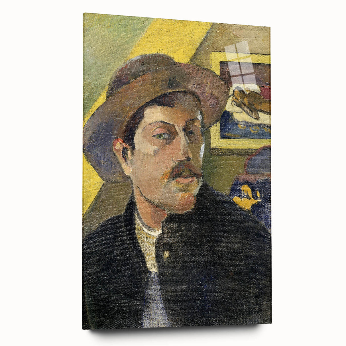 Vintage Self-Portrait Wall Art - Paul Gauguin in Warm, Earthy Tones