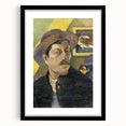Vintage Self-Portrait Wall Art - Paul Gauguin in Warm, Earthy Tones