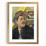 Vintage Self-Portrait Wall Art - Paul Gauguin in Warm, Earthy Tones