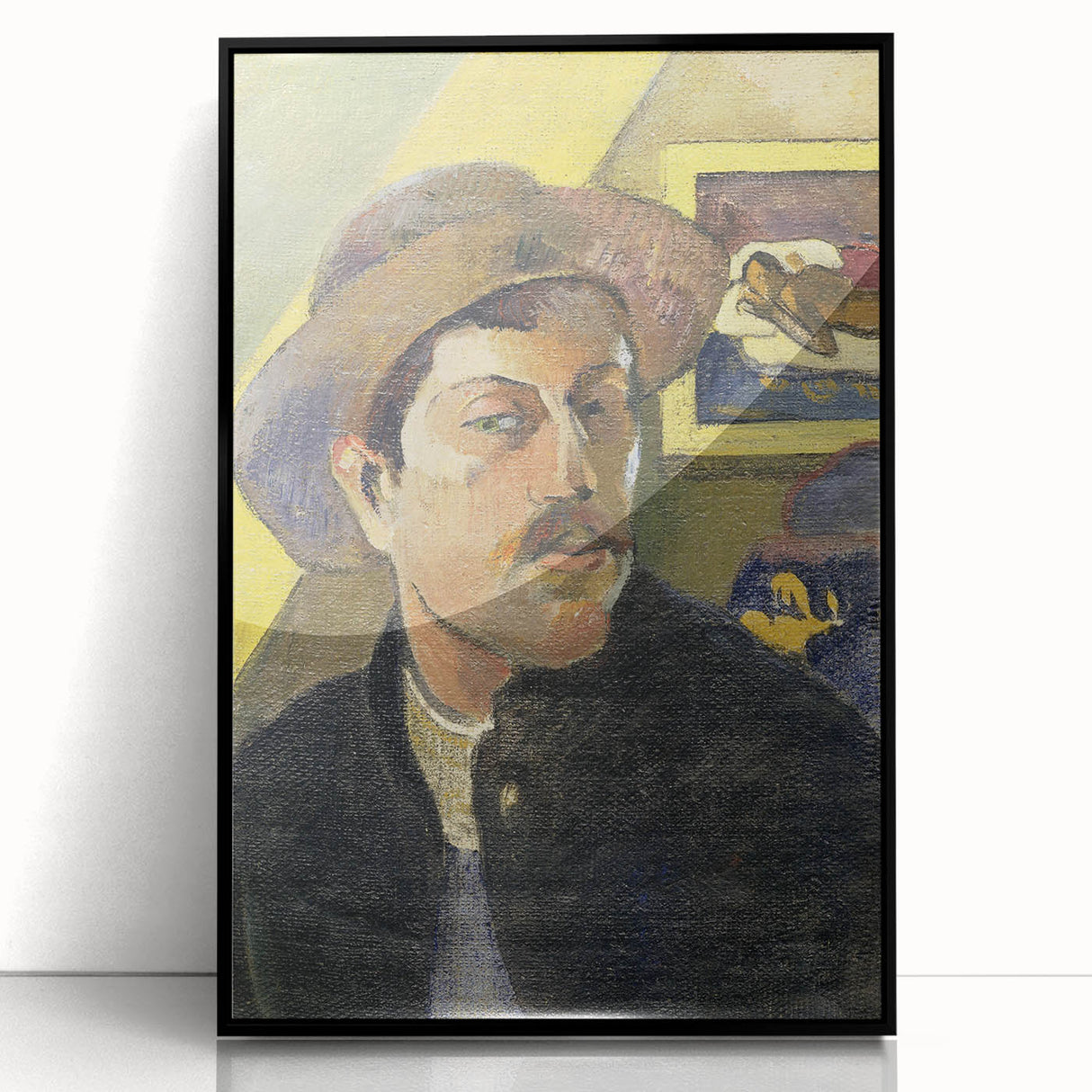 Vintage Self-Portrait Wall Art - Paul Gauguin in Warm, Earthy Tones