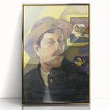 Vintage Self-Portrait Wall Art - Paul Gauguin in Warm, Earthy Tones