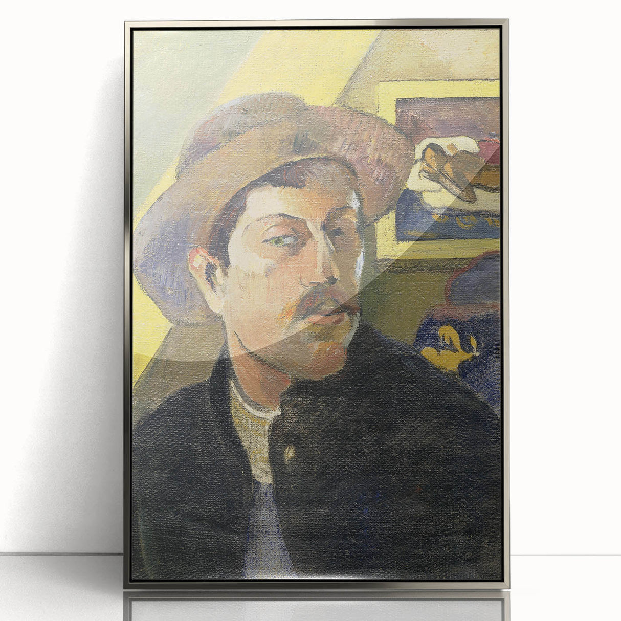 Vintage Self-Portrait Wall Art - Paul Gauguin in Warm, Earthy Tones