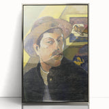 Vintage Self-Portrait Wall Art - Paul Gauguin in Warm, Earthy Tones