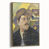 Vintage Self-Portrait Wall Art - Paul Gauguin in Warm, Earthy Tones
