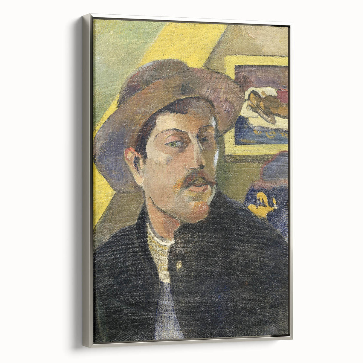 Vintage Self-Portrait Wall Art - Paul Gauguin in Warm, Earthy Tones
