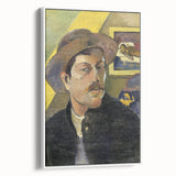 Vintage Self-Portrait Wall Art - Paul Gauguin in Warm, Earthy Tones