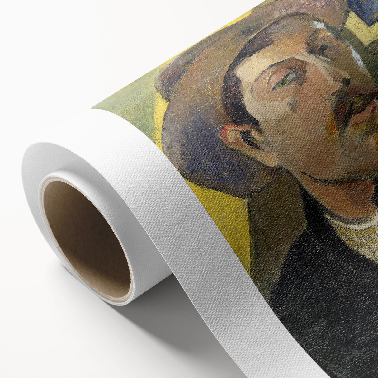 Vintage Self-Portrait Wall Art - Paul Gauguin in Warm, Earthy Tones