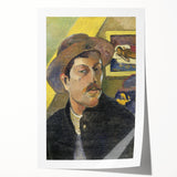 Vintage Self-Portrait Wall Art - Paul Gauguin in Warm, Earthy Tones
