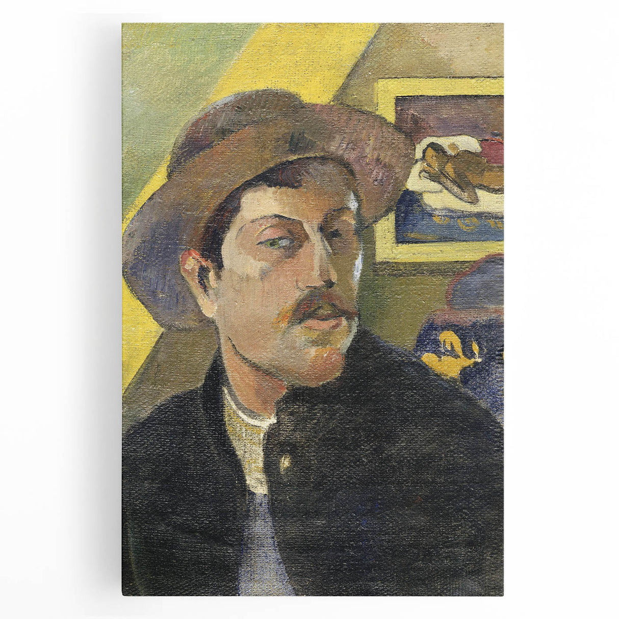 Vintage Self-Portrait Wall Art - Paul Gauguin in Warm, Earthy Tones