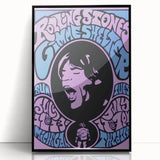 Rolling Stones "Gimme Shelter" 1969 Concert Poster Art