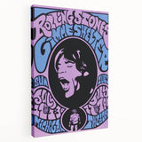 Rolling Stones "Gimme Shelter" 1969 Concert Poster Art