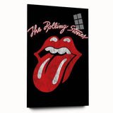 Rolling Stones Iconic Tongue Logo Retro Wall Art