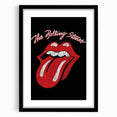 Rolling Stones Iconic Tongue Logo Retro Wall Art
