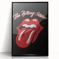 Rolling Stones Iconic Tongue Logo Retro Wall Art