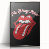 Rolling Stones Iconic Tongue Logo Retro Wall Art