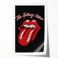 Rolling Stones Iconic Tongue Logo Retro Wall Art