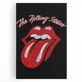 Rolling Stones Iconic Tongue Logo Retro Wall Art