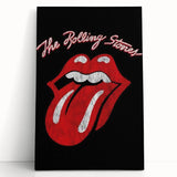 Rolling Stones Iconic Tongue Logo Retro Wall Art