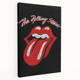 Rolling Stones Iconic Tongue Logo Retro Wall Art