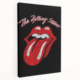 Rolling Stones Iconic Tongue Logo Retro Wall Art