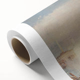 Romanticism Art: "Venice, The Dogana" Historical Landscape Canvas Print