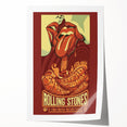 Rolling Stones 2016 Concert Poster - Santiago Chile Retro Art