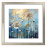 Golden Dandelion Wall Art – Modern Canvas & Framed Living Room Art