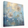 Golden Dandelion Wall Art – Modern Canvas & Framed Living Room Art