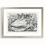 Modern Wall Art - Intricate Underwater Illustration | Fish & Shell Drawing