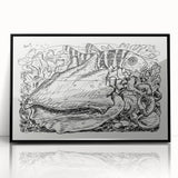 Modern Wall Art - Intricate Underwater Illustration | Fish & Shell Drawing