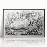 Modern Wall Art - Intricate Underwater Illustration | Fish & Shell Drawing