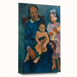 Paul Gauguin Family Portrait Wall Art - Polynesian Woman and Children