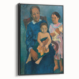 Paul Gauguin Family Portrait Wall Art - Polynesian Woman and Children
