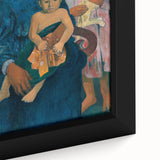 Paul Gauguin Family Portrait Wall Art - Polynesian Woman and Children