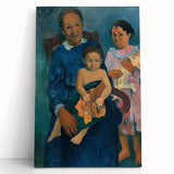 Paul Gauguin Family Portrait Wall Art - Polynesian Woman and Children