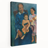 Paul Gauguin Family Portrait Wall Art - Polynesian Woman and Children