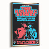 Rolling Stones 1972 American Tour Poster with Stevie Wonder