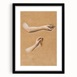 Romanticism Art: "Study of Arms" Sketch for Autumn Canvas Print
