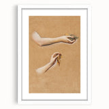 Romanticism Art: "Study of Arms" Sketch for Autumn Canvas Print