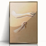 Romanticism Art: "Study of Arms" Sketch for Autumn Canvas Print