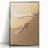 Romanticism Art: "Study of Arms" Sketch for Autumn Canvas Print