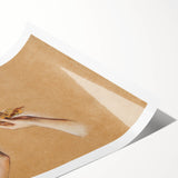 Romanticism Art: "Study of Arms" Sketch for Autumn Canvas Print