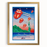 Rolling Stones 1981 American Tour Poster - Retro Rock Art
