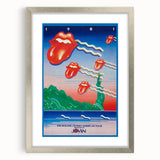 Rolling Stones 1981 American Tour Poster - Retro Rock Art