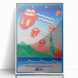 Rolling Stones 1981 American Tour Poster - Retro Rock Art